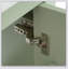 Petit meuble-lavabo moderne de 20 pouces avec lavabo en céramique - 20 * 14,5 * 33,3 pouces, rangement spacieux, 1 porte à fermeture douce-962055633