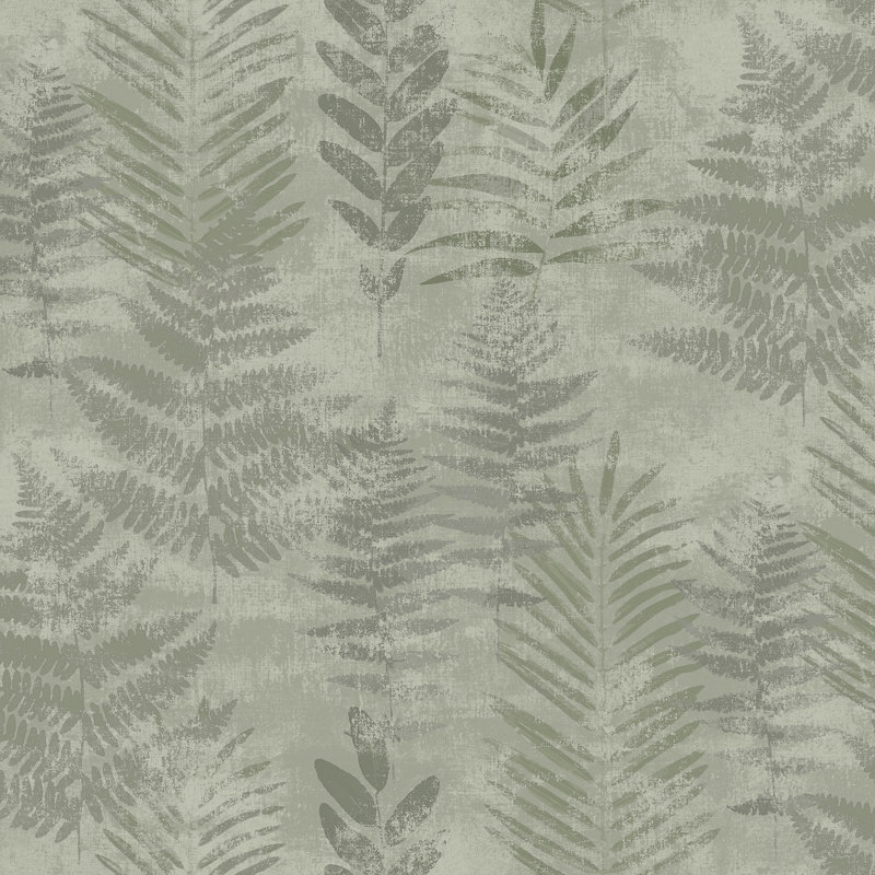 Papier peint Fern Fernon, Vert