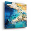 «Ocean Coastline 3 of 4» par Cameron Gray, art mural en verre acrylique-101618886