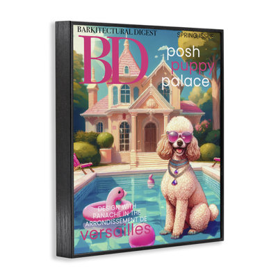Giclée encadrée par Poodle, par Grotto Studios