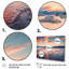 Coucher de soleil sur la mer de l'Alaska sur toile-1486115373-1486115378