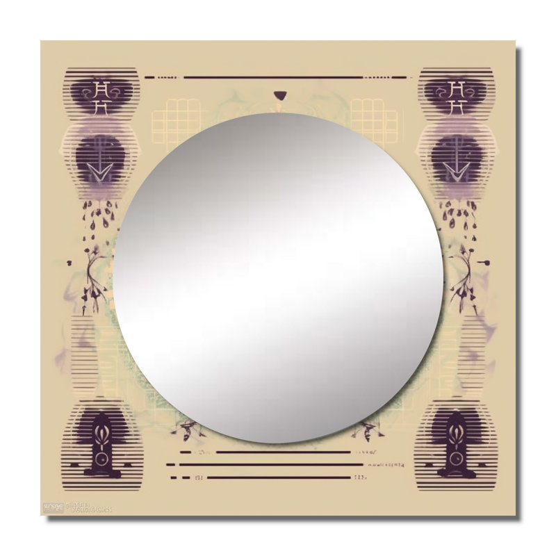 Lydiann - Christianism Large Square Mirror For Wall Art Decor, 36" x 36"