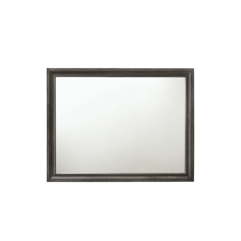 Naima Gray Finish Mirror, Gray