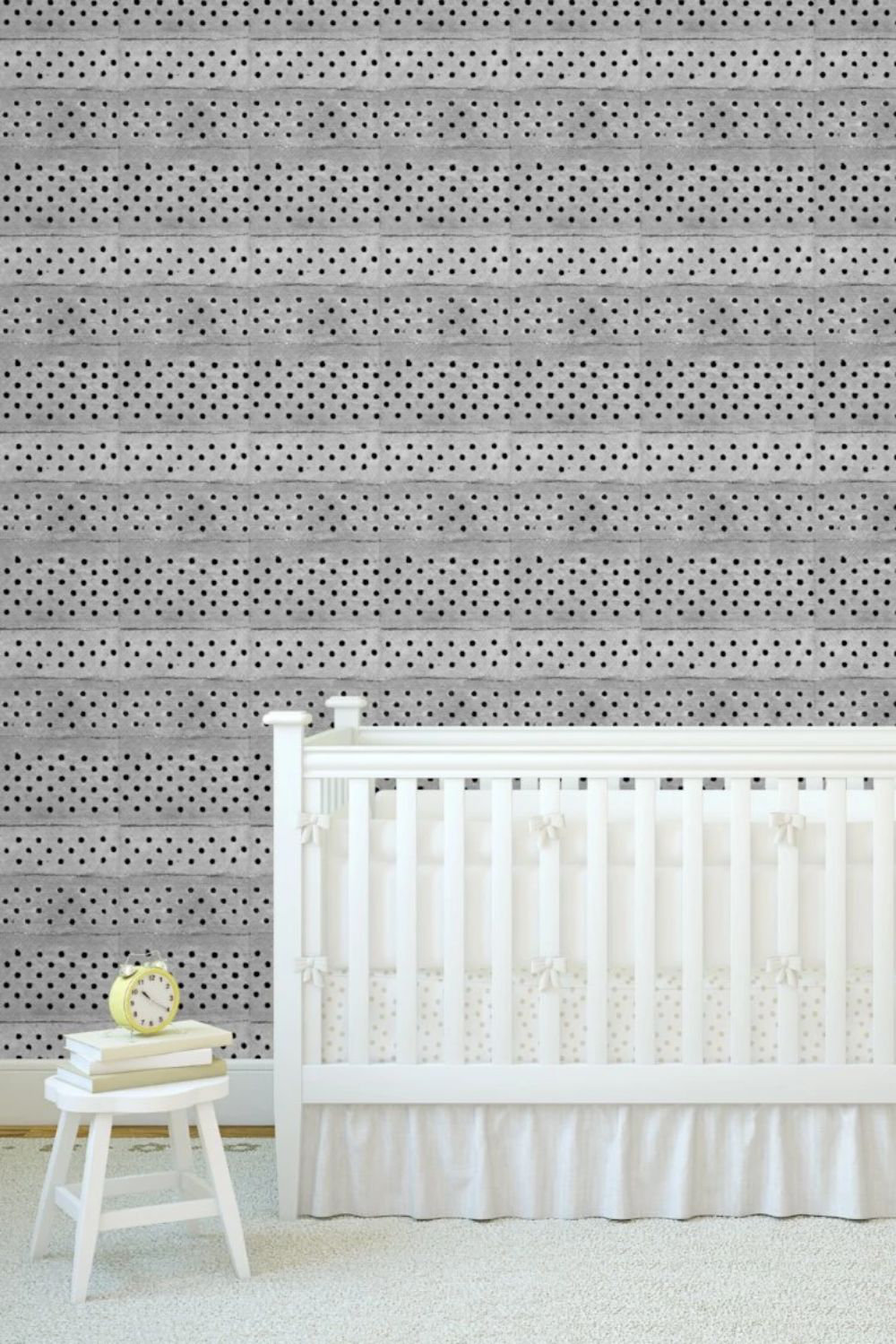 Mrs Paranjape Papers Mrs Paranjape Self-Adhesive Wallpaper, Jet Black, Non-pasted, Paper