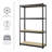30'' W Stainless Steel Height -Adjustable Shelving Unit-553973852