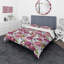 Ensemble de housse de couette pivoines designart fleuri-35228700