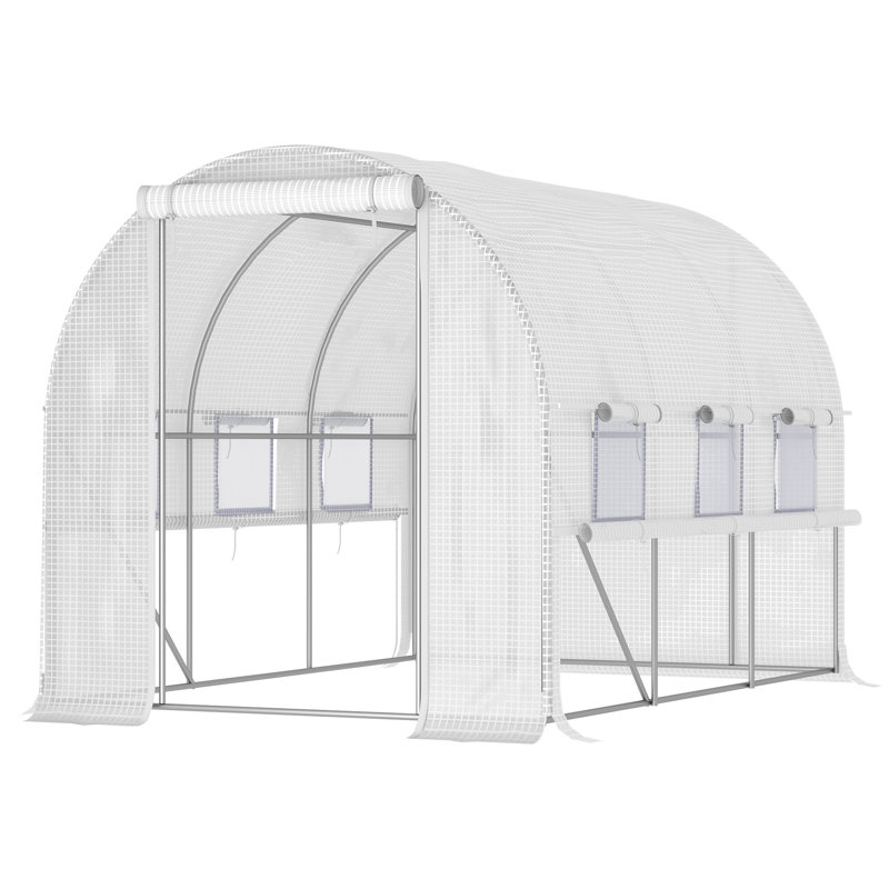 Serre de tunnel de 10 pi x 7 pi x 7 pi Outsunny