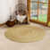 Kayleigh Hand-Braided Jute Area Rug, Off White/Natural