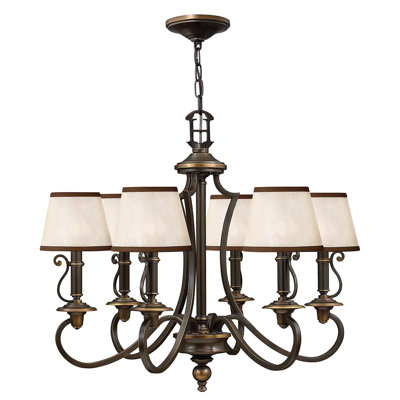 Barkbridge 6 - Light Shaded Chandelier