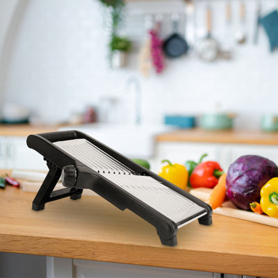 Mandoline trancheuse avec 5 pales ajustables
