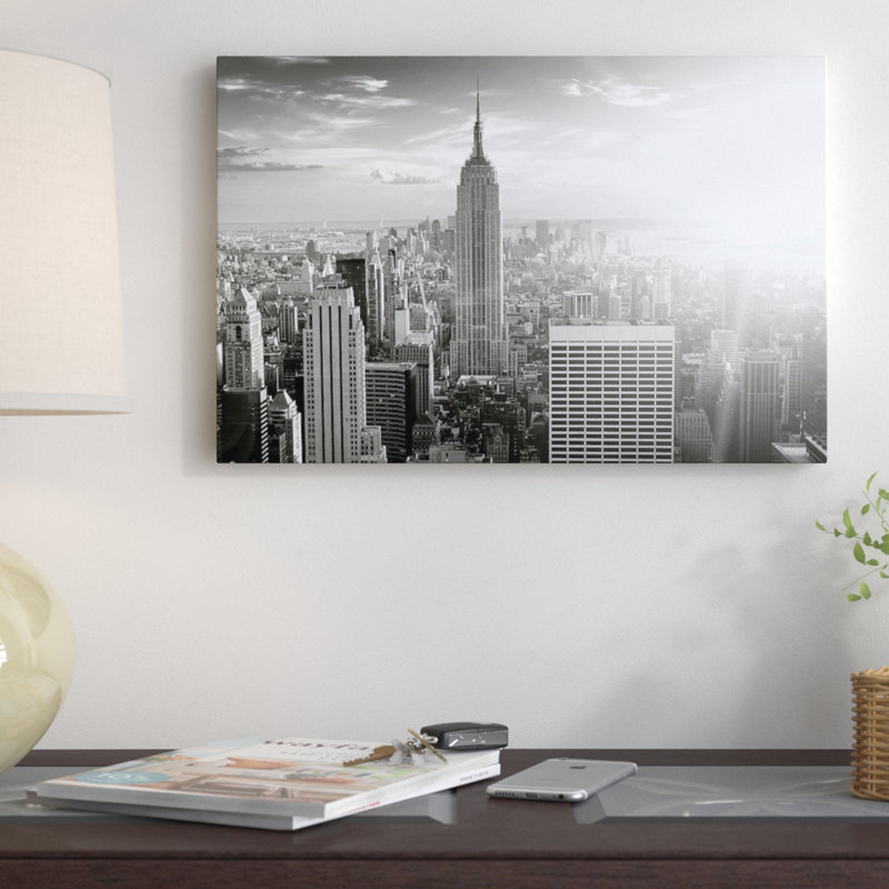 New York par PhotoINC Studio - reproduction de photo sur toile tendue, H 18 po x l 26 po x P 1,5 po, Toile tendue