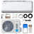 Mini Split Air Conditioner and Heater, SEER2 22 12000 BTU Energy Star AC with Wi-Fi Smart Control, Voice Assistant, Self-Cleaning, Easy Installation, 115V