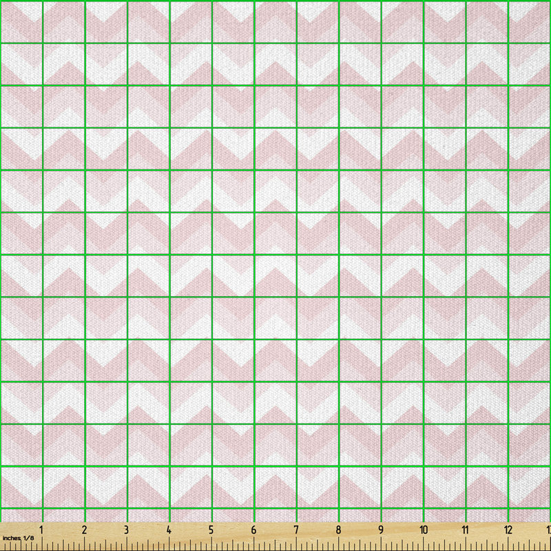 Deedy Zigzag Grunge in Soft Colours Multi-Purpose Fabric