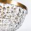 Plafonnier semi-encastré 3 lumières Crystal Baller Crystal-128603152