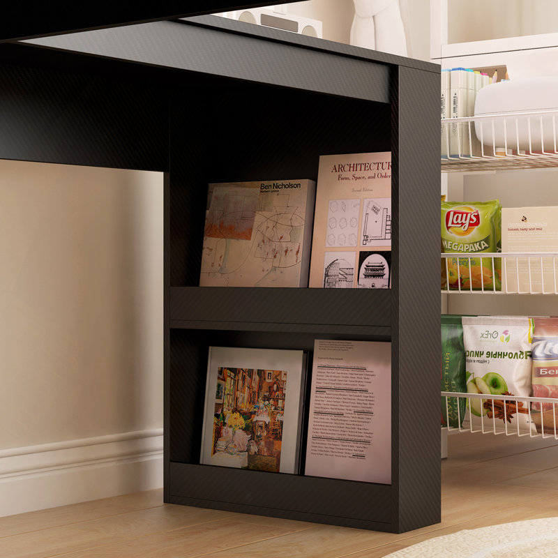 Desk,L Shaped Desk With Charger,Computer Desk With Drawers,Bookshelf & Hutch,Modern Corner Desk,Home Office Desk,L-Shaped Study Table Writing Desk,Corner Gaming Computer Desk With Storage