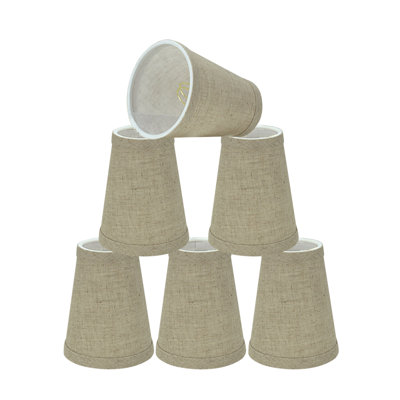 Clairborn 5'' H x 4'' W Fabric Empire Lamp Shade