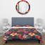Ensemble de housse de couette Exotic Purple Hibiscus Floral Oasis II-378471229