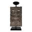 Sculpture moderne bougeoir en aluminium -657613049