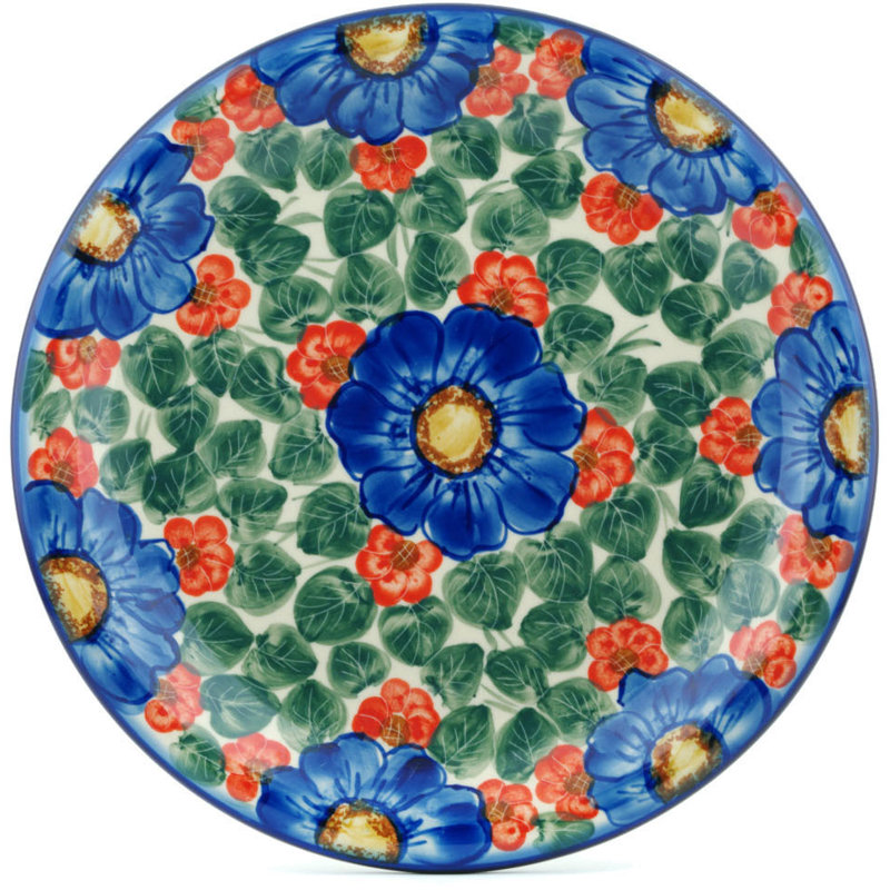 Flowers In Bloom Ceramic Decorative Plate 1