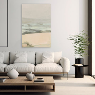 Dream Valley I Light Crop III contemporain contemporain gris paysage brun rosé