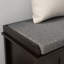 Banc à chaussures noir avec rangement - 6 compartiments, siège rembourré à tablettes réglables, portes coulissantes, pouvant accueillir 10 paires de compartiments à chaussures pouvant contenir des chaussures
