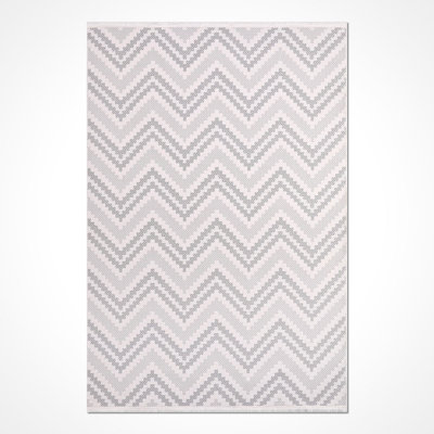 Tapis beige moderne lavable à la machine