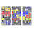 " Geometric Modern Pattern In Blue Yellow And Red " 3 - Pieces