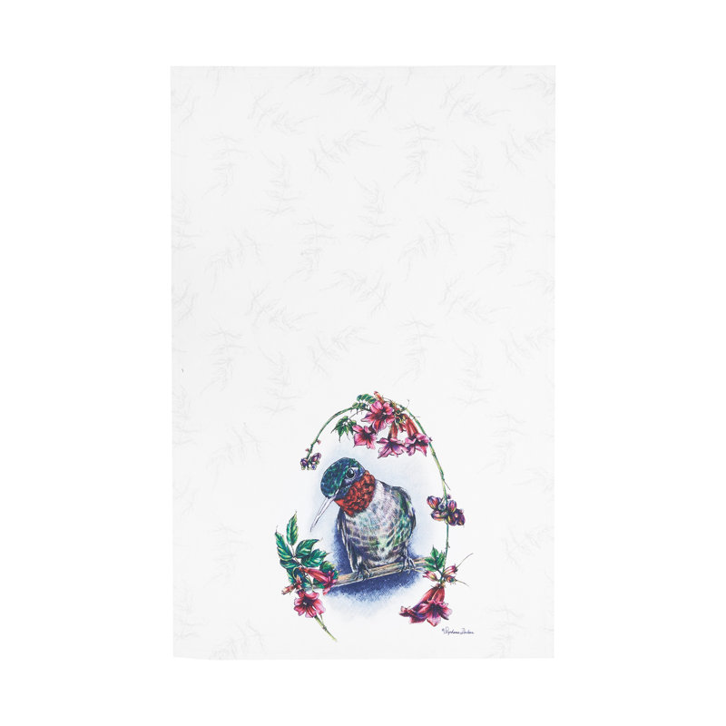 Serviette de cuisine Botanical Hummingbird