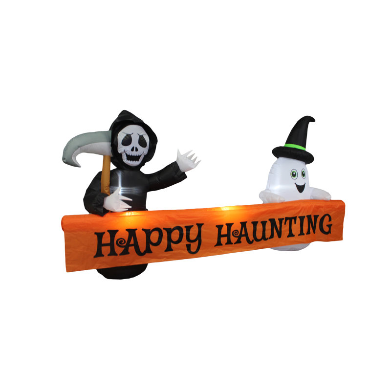 Bannière gonflable Happy Haunting