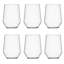 Fortessa Sole Outdoor Shatter Resistant BPA Free Premium Copolyester Plastic Drinkware 6 Pack, Terra Cotta Orange, Stemless Wine Glass-2000772162-2000772190