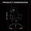 Tempest Ergonomic PC Office Gaming Chair-124608263