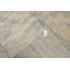 Tapis beige en laine à motif abstrait tressé à la main 8 x 8 po