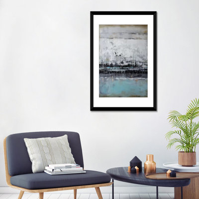 « abstract seascape xii », reproduction sur toile