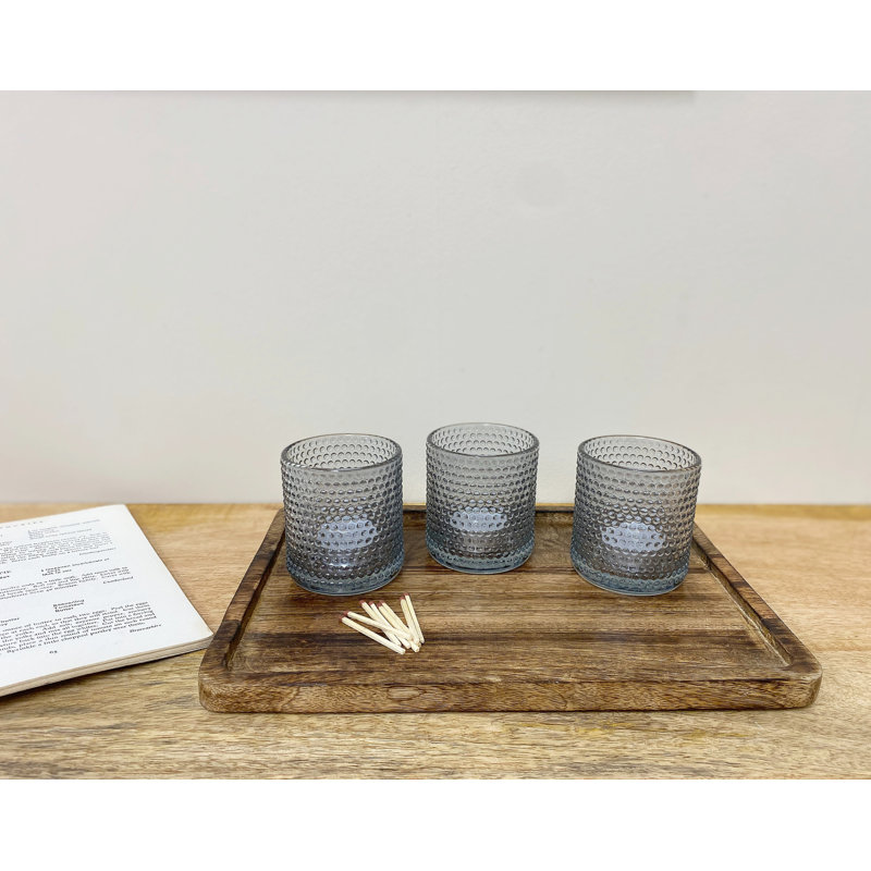 Glass Tabletop Tealight Holder