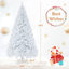 Arbre de Noël blanc en PVC artificiel réaliste-2109405806