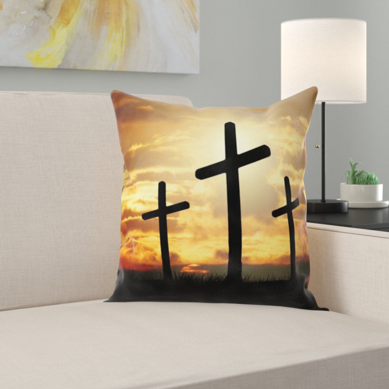 Housse et insert de coussin carré Cross