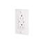 1G Duplex GFCI Outlet / With Logo-697994488