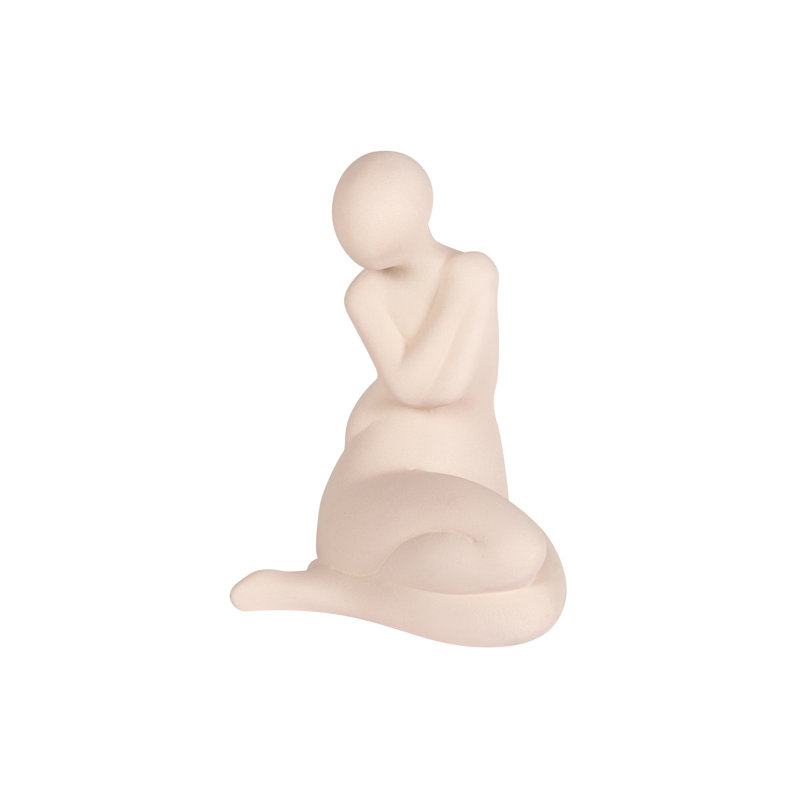 People Figurines & Sculptures, Pink, 27cm H x 19cm W x 18cm D