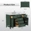 Meuble-lavabo simple autoportant 48 po avec plateau en pierre reconstituée Abramowitz-878705704-985264139