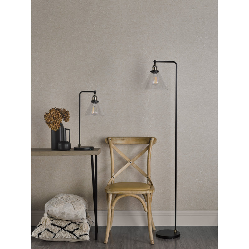 Ray Table Lamp Antique Brass and Glass