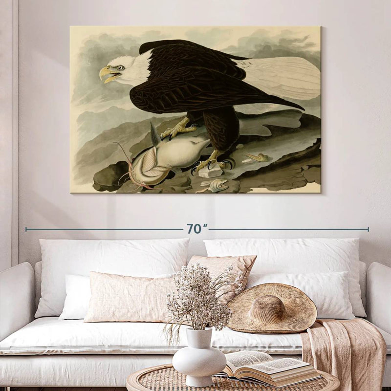 Brampt Whiteheaded Eagle, 34" H x 51" W