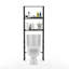 Rangement au-dessus de la toilette l 23,6 po x H 64,1 po x P 9 po Anoka-939851343