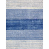 Canvello Modern Hand-Loomed Silk & Wool Charcoal Area Rug- 8'9" X 11'9"