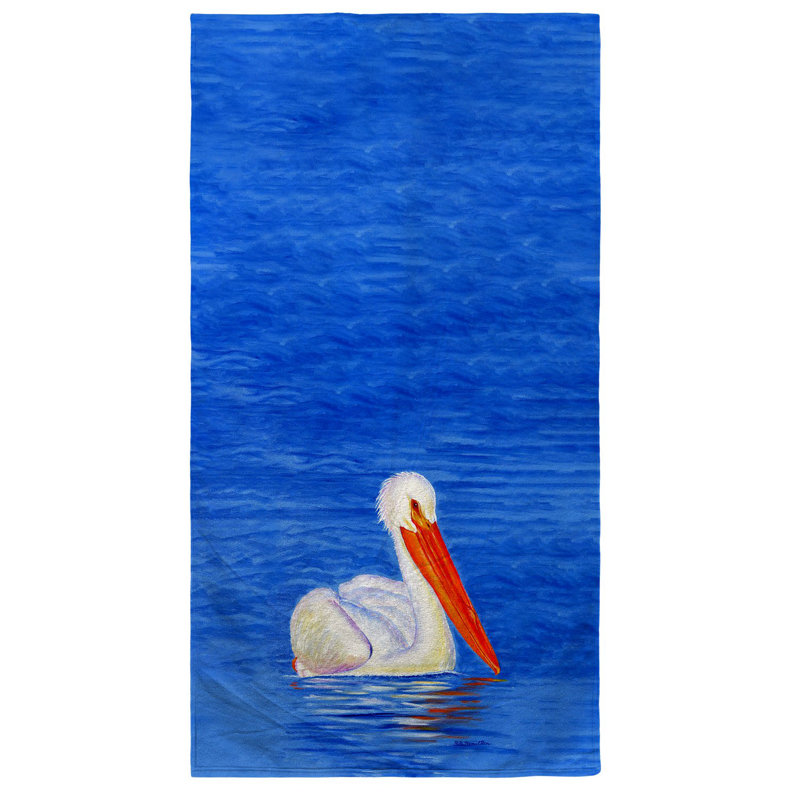 Serviette de plage Rio Pelican Portrait