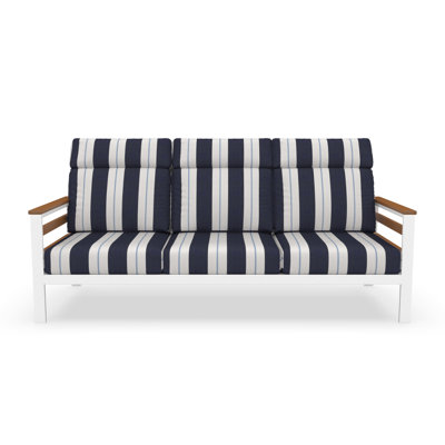 Townsend Metal Outdoor Sofa With Sunbrella Cushion