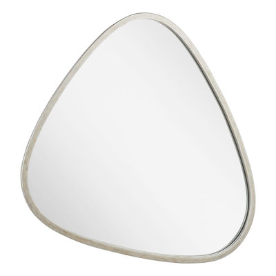 Platt 30-3/4" x 33-1/4" Asymmetrical Framed Bathroom Mirror