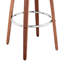 Tabouret de bar moderne avec siège pivotant à 360 ° et revêtement en similicuir