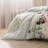 Bebejan Rose On Misty Green 100% Cotton Sateen 5 Piece Comforter Set-483390410