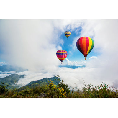 " Colorful Hot-Air Balloons " by Artpritsadee