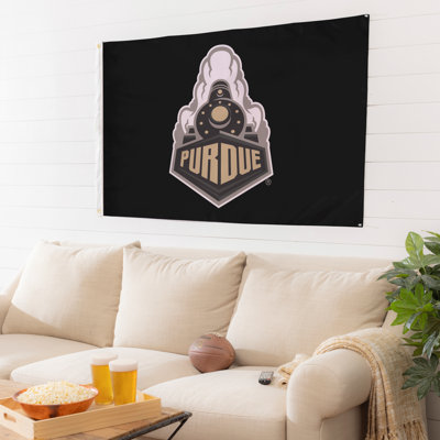 Purdue University Single Sided Flag w/ 2 Grommets, 3'x5'